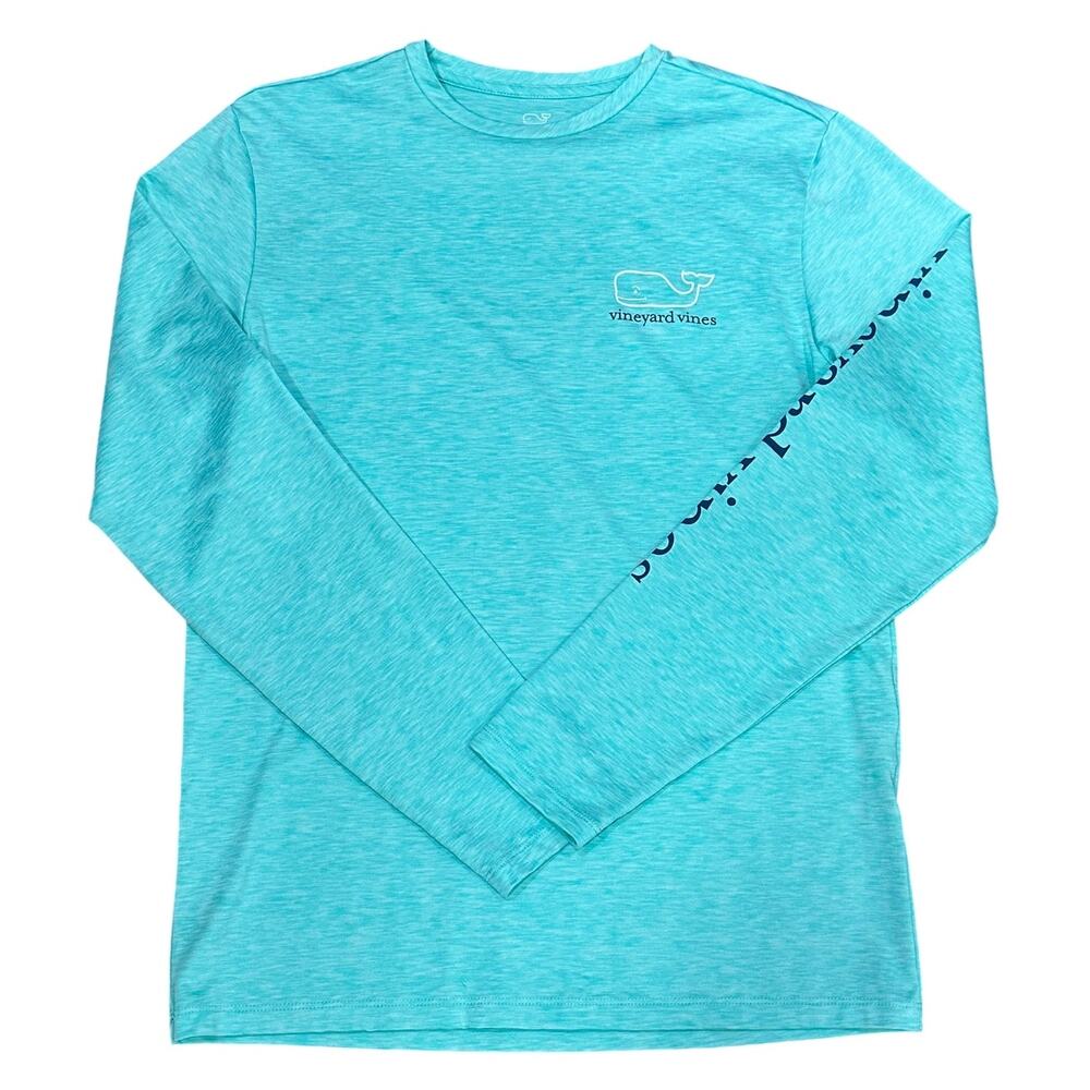 Vineyard Vines Performance Whale Logo Long Sleeve Top Mens XS NWOT